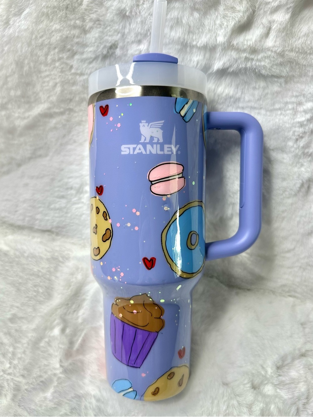 Sweet Treats Custom Painted Stanley Quencher 40oz